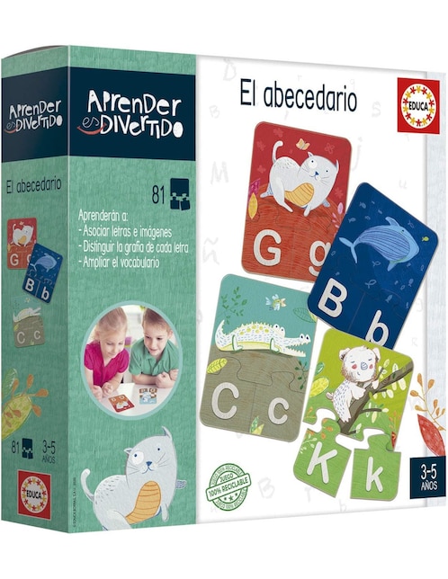 Aprender es divertido El abecedario Educa