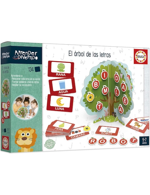 Aprender es divertido Árbol de las letras Educa