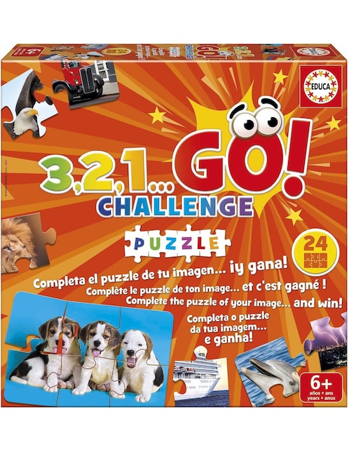 3,2,1 Go Reto Rompecabezas Educa