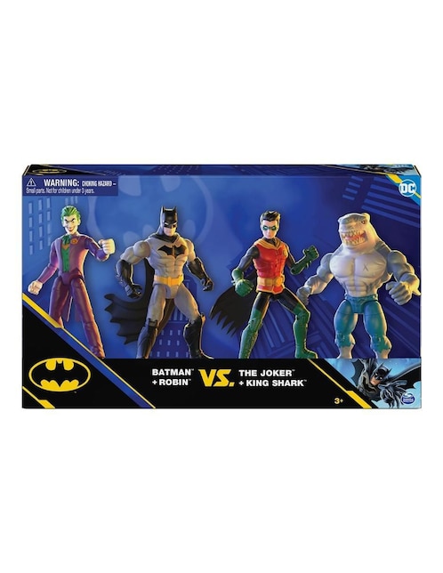 Set de Figuras de acción Batman DC Comics Spin Master articulada