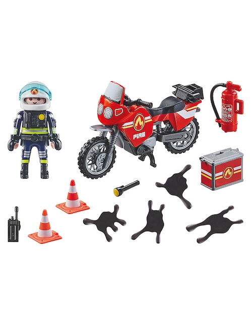 PLAYMOBIL Playmobil Moto de bomberos 71466