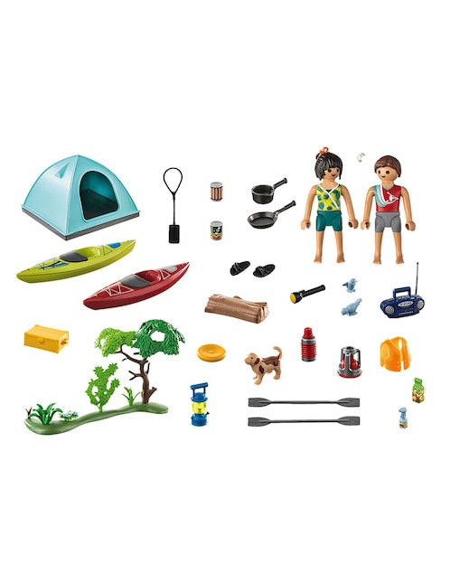 Playmobil Camping con hoguera 71425