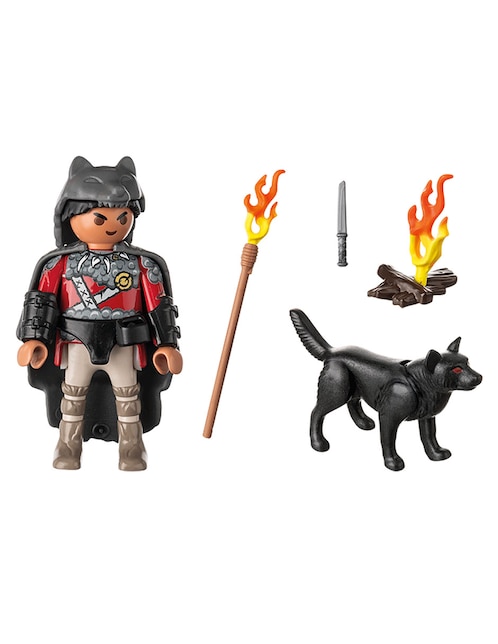 Playmobil Warrior with Wolf 71482