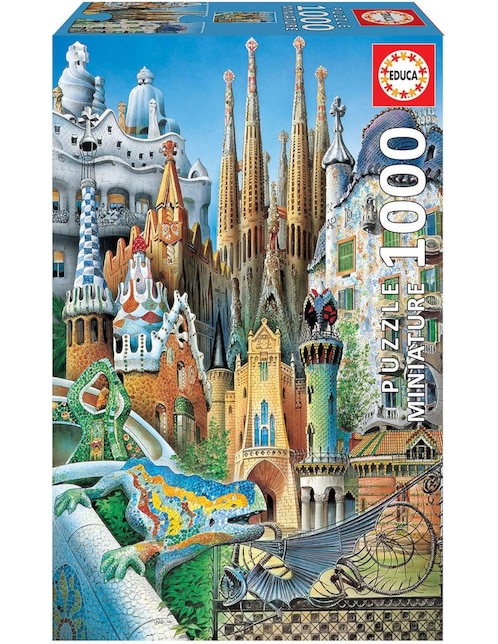 Rompecabezas Gaudí Collage Educa 1000 piezas