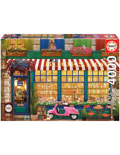 Rompecabezas Librería Vintage Educa 4000 piezas