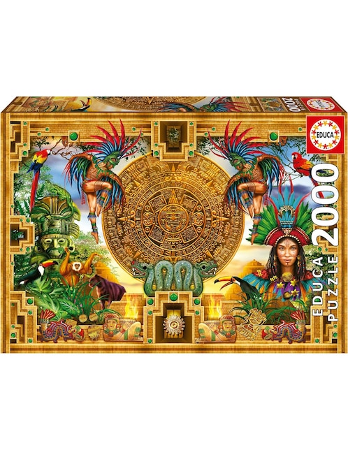 Rompecabezas Montaje Azteca Maya Educa 2000 piezas