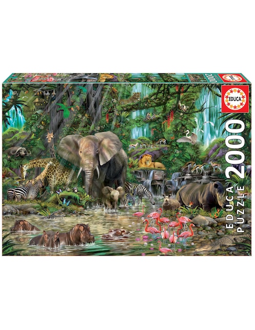 Rompecabezas Jungla Africana Educa 2000 piezas