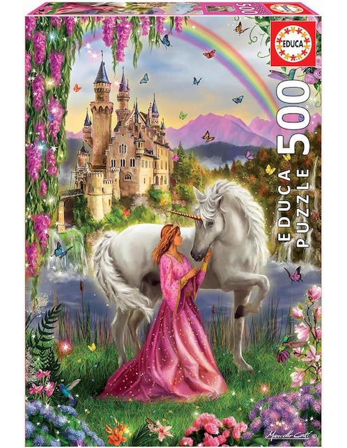 Rompecabezas La Princesa y el unicornio Educa 500 piezas