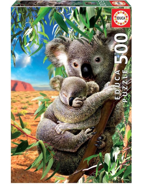 Rompecabezas Koalas en el Arbol Educa 500 piezas