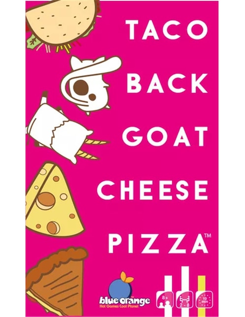 Taco Back Goat Cheese Pizza Blue Orange