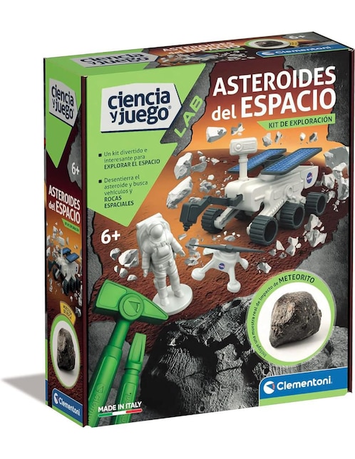 Nasa Asteroides del espacio Kit de exploración Clementoni