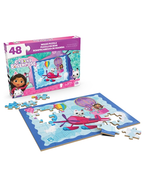Rompecabezas Gabby´s Dollhouse Cardinal 48 piezas