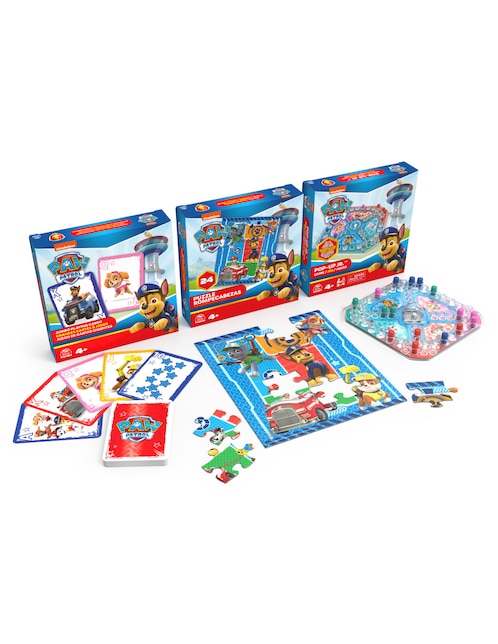 Trio de Juegos Paw Patrol Cardinal
