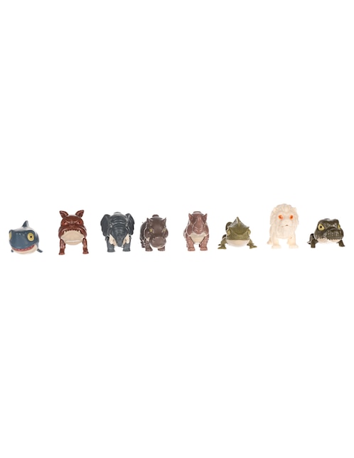 Set figuras acción articulada Animale Toy Town con movimiento