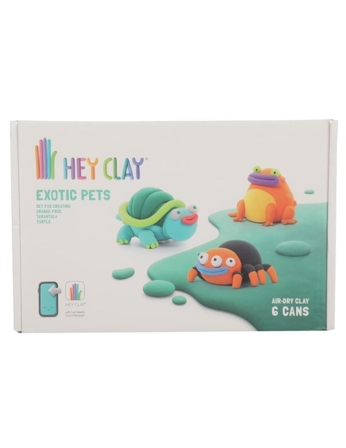 HEY CLAY Set arcilla para modelar animales exóticos hey clay