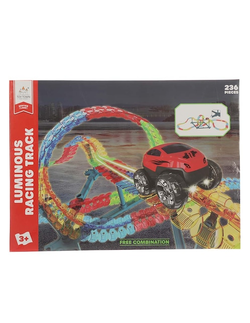 Pista armable Toy Town Luminous Racing