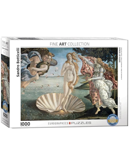 Rompecabezas Nacimiento de Venus Eurographics 1000 piezas