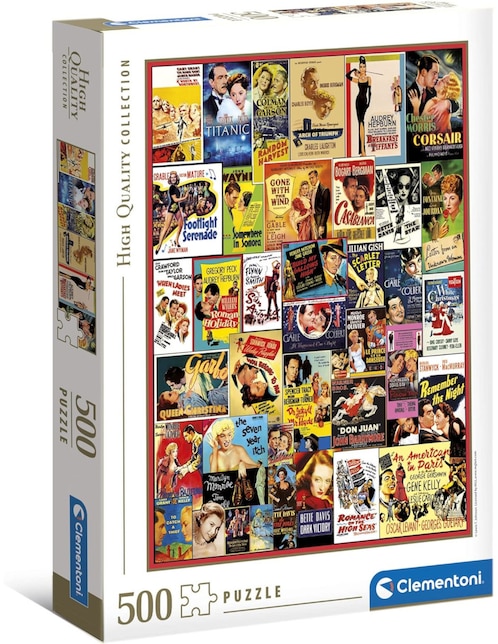 Rompecabezas Clasicos de Romance Clementoni 500 piezas