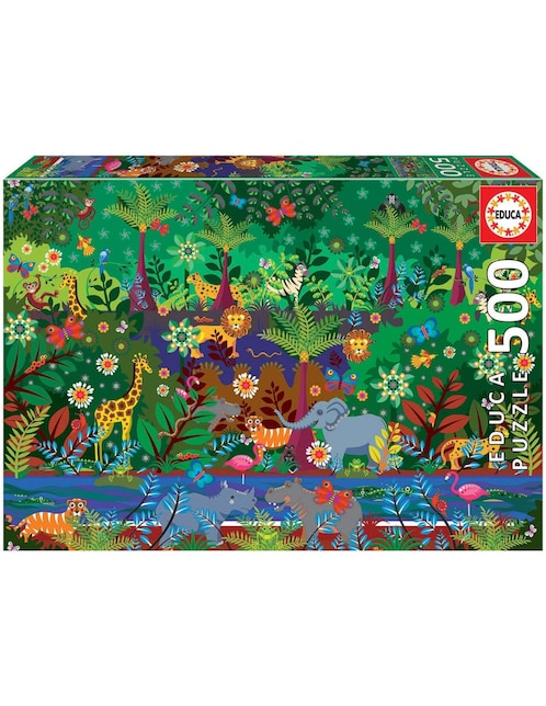 Rompecabezas Jungla Educa 500 piezas
