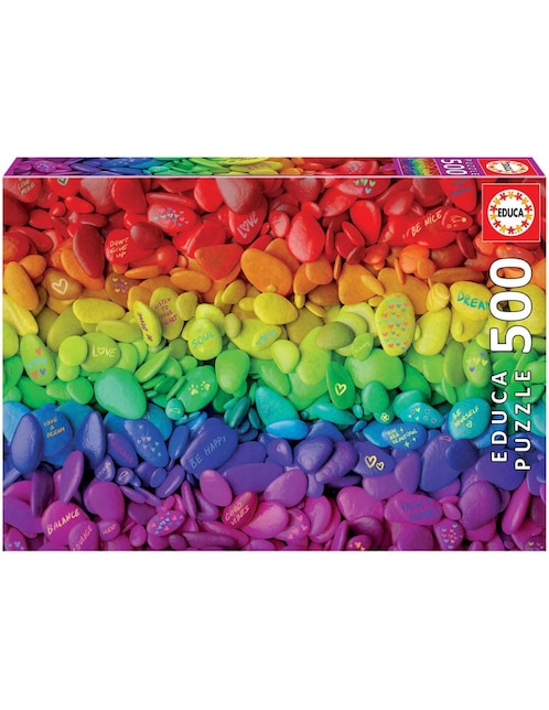 Rompecabezas Piedras de Colores Educa 500 piezas