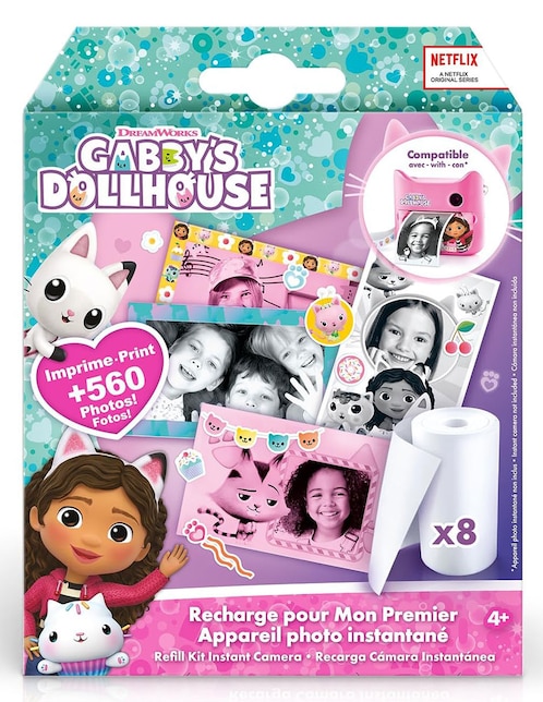 CANAL TOYS Kit de recarga para cámara instantánea Canal Toys de Gabby's Dollhouse
