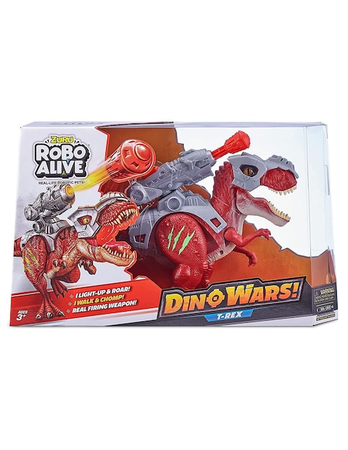 Figura de acción articulada Robo Alive Dino wars con luz y sonido 1