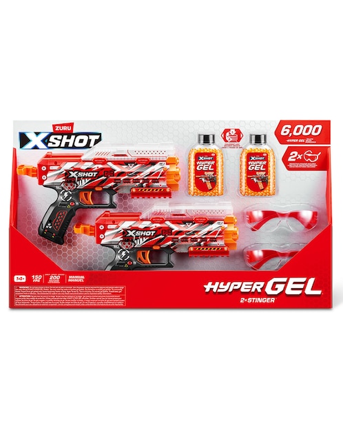 Set de pistola de hidrogel Zuru X-Shot Stinger