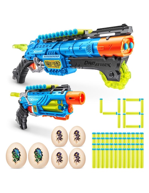 Set pistola de dardos Zuru X-Shot Ultimate Dino Attack Combo