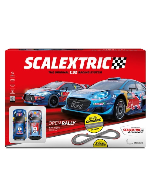 Set pista y automóviles open rally 1