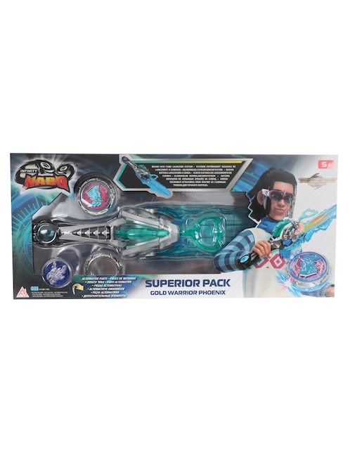 Set trompos d/batalla Infinity Nado con moviemiento 1