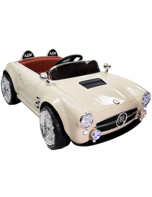 Automóvil montable The Baby Shop deportivo vintage recargable con control remoto
