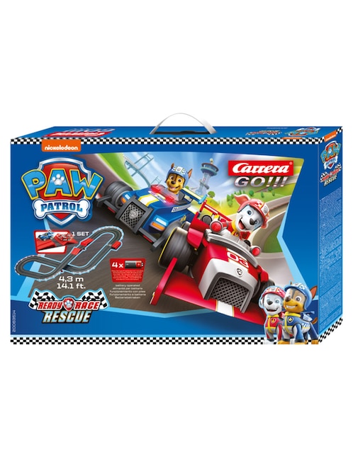 Set pista y automóviles Carrera Paw Patrol
