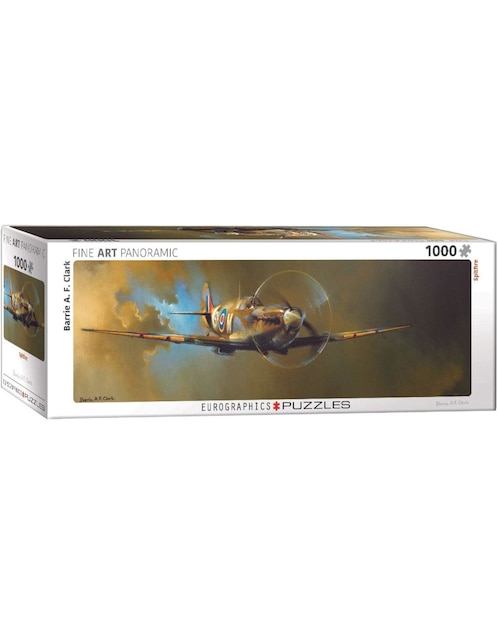 Rompecabezas Barrie Clark: Spitfire Eurographics 1000 piezas