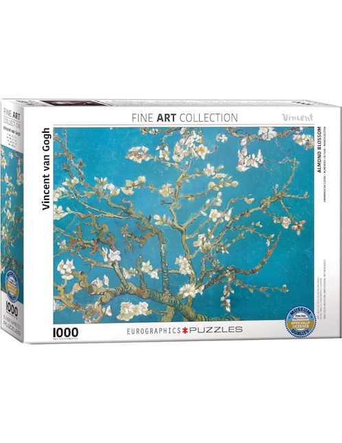 Rompecabezas Van Gogh: Almendro En Flor Eurographics 1000 piezas