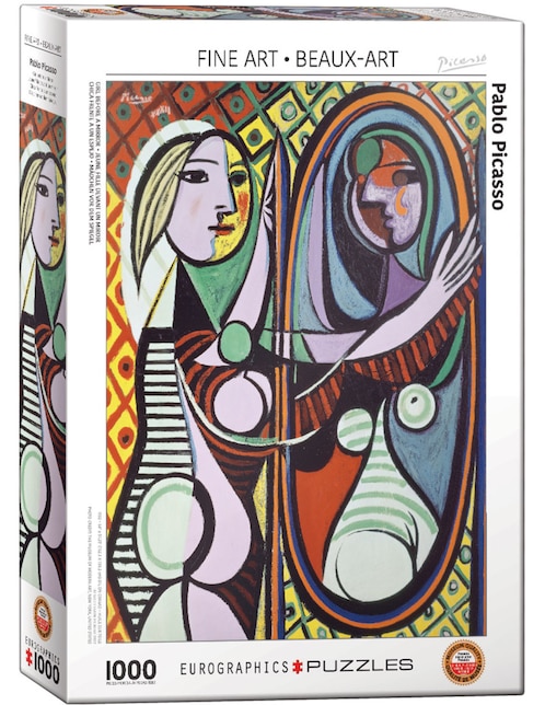 Rompecabezas Picasso: Mujer Frente Al Espejo Eurographics 1000 piezas