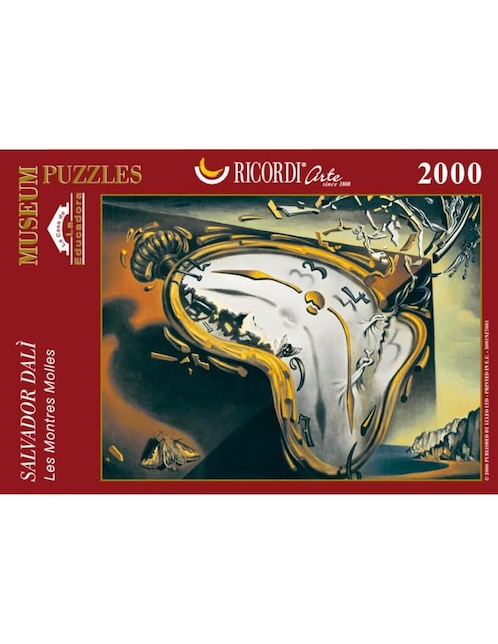 Rompecabezas Salvador Dali: Reloj Flexible 2000 piezas 1