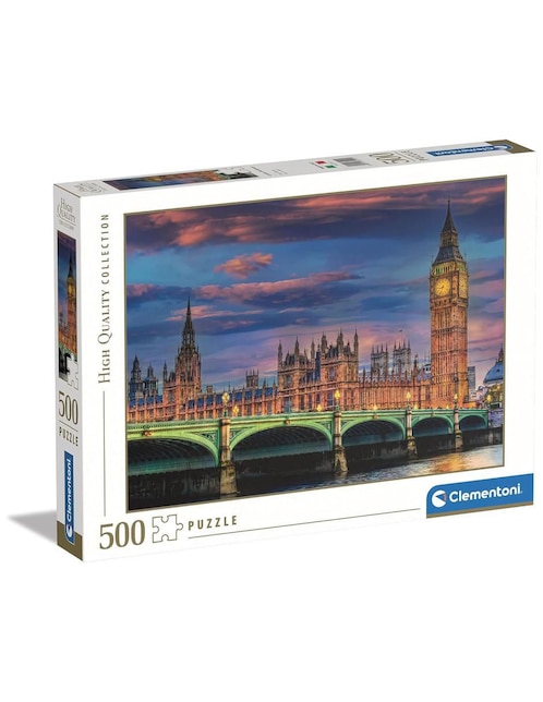 Rompecabezas Londres de noche Clementoni 500 piezas