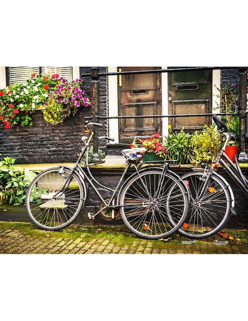 Rompecabezas Bicicletas en Amsterdam Pintoo 150 piezas