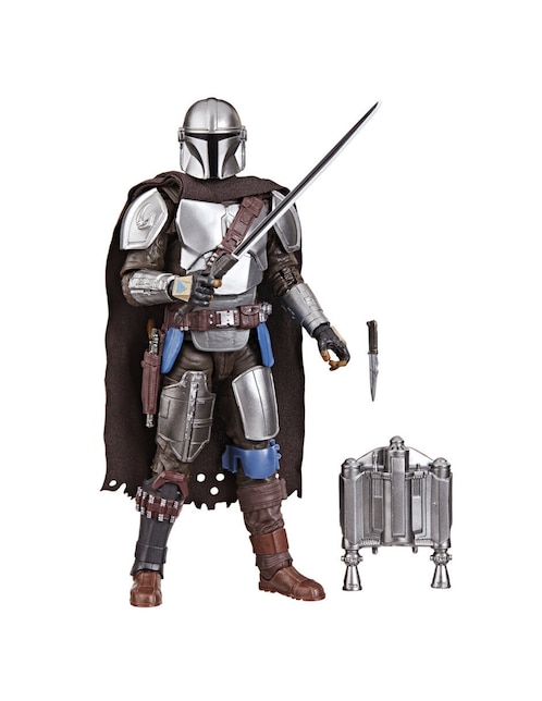 Figura de acción Star Wars: The Book Of Boba Fett Mando Hasbro articulado