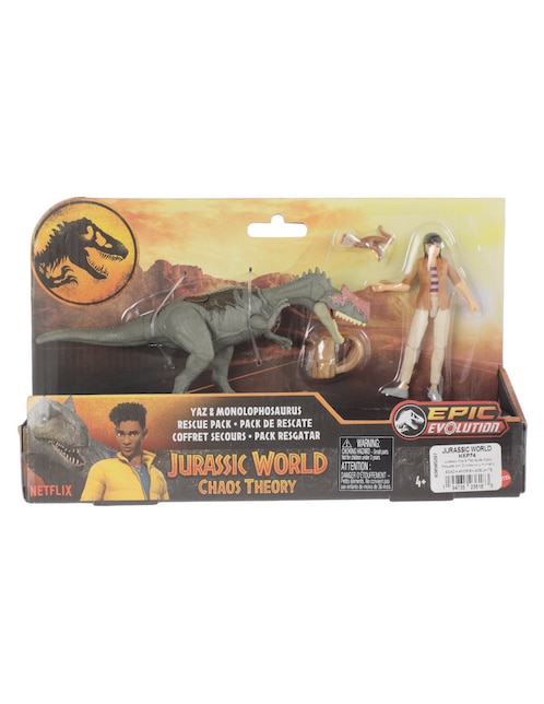 Figura de acción Epic Evolution Jurassic World Chaos Theory articulada