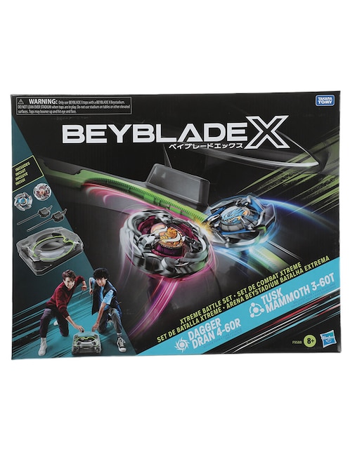 Set figura de acción X Beyblade con movimiento