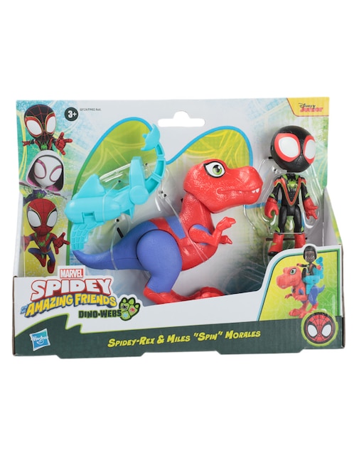 Figura de acción Spidey and his Amazing Friends Miles Morales Marvel articulado