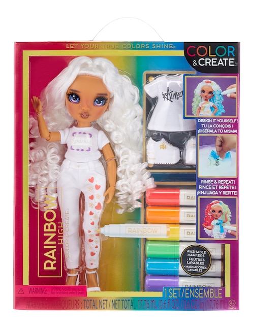 Muñeca Rainbow High Color and Create