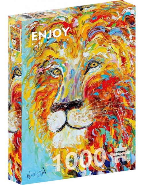 Rompecabezas León Colorido Enjoy Puzzle 1000 piezas