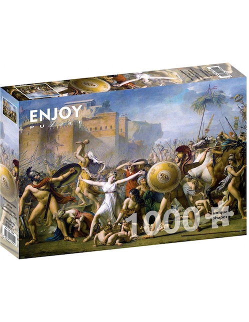 Rompecabezas Jacques Louis David: El Rapto De Las Sabinas Enjoy Puzzle 1000 piezas
