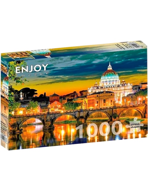 Rompecabezas Basílica de San Pedro, Vaticano Enjoy Puzzle 1000 piezas
