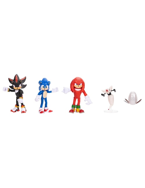 Set figuras acción articuladas Sonic The Hedgehod Jakks Pacific