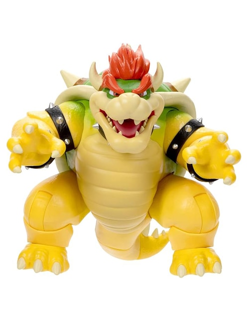 Figura de acción articulada The Super Mario Bros Movie Bowser Jakks Pacific con luz