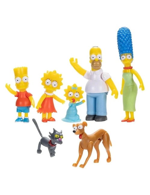 Set figuras de acción The Simpson La familia Jakks Pacific