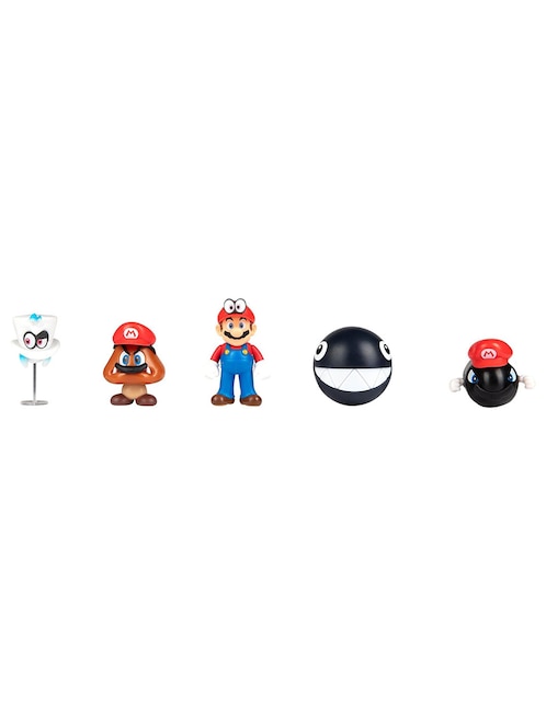 Set figuras acción Super Mario Odyssey Mario Bros 1